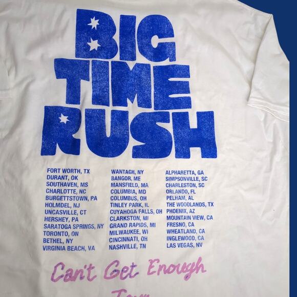 Big Time Rush Can’t Get Enough Tour Men’s XXXL 3XL Tshirt - Picture 5 of 5